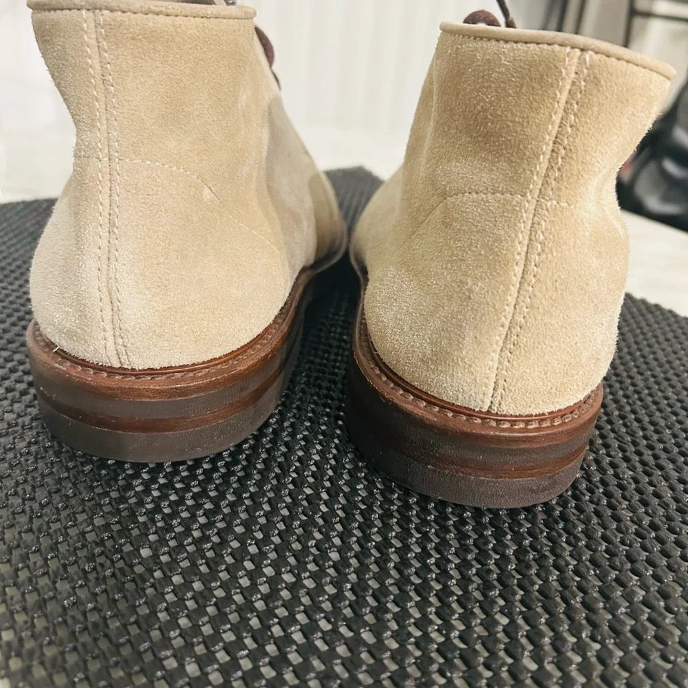 Brunello Cucinelli Beige Suede Chukka Boots